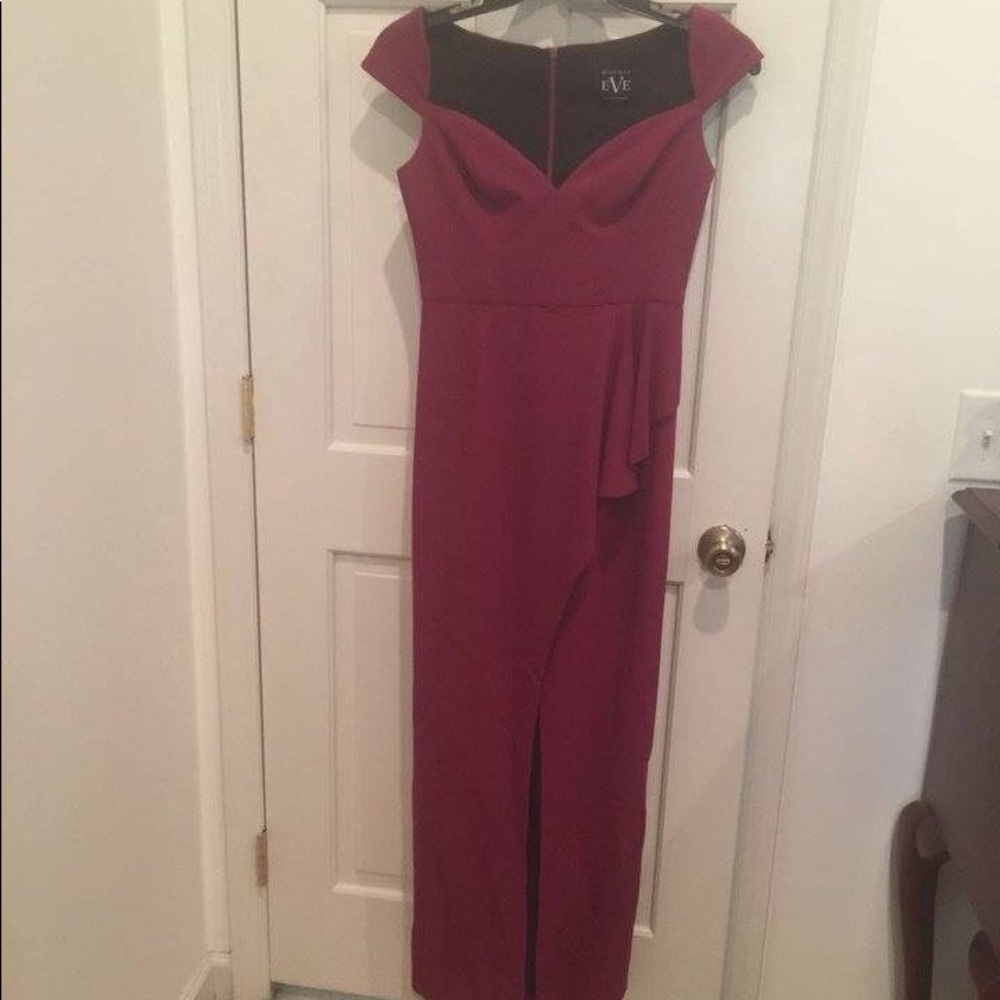 Black halo gown